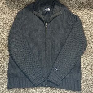 The North Face Dark Gray Zip-Up Sweater